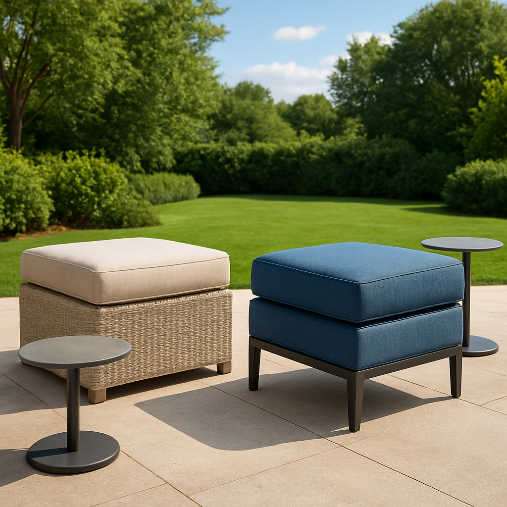 Featured image for Outdoor Ottomans vs. Outdoor Side Tables: Best Pick