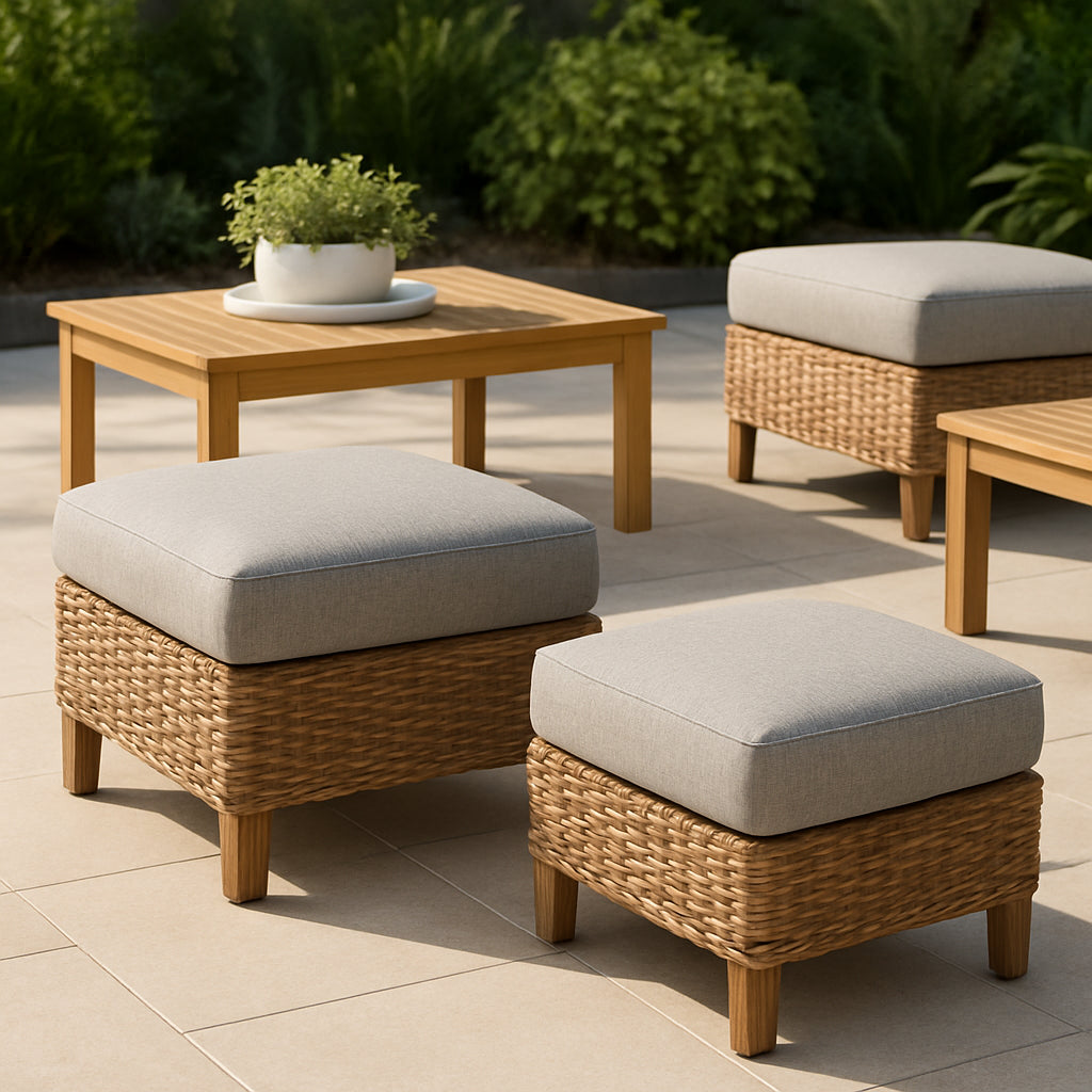 Featured image for Outdoor Ottomans vs Outdoor Coffee Tables