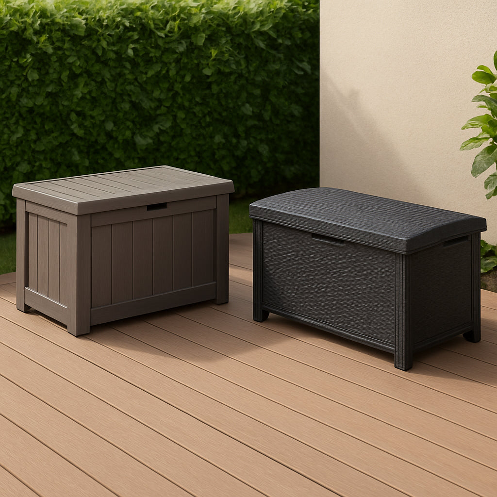 Featured image for Deck Boxes vs. Patio Storage Benches: Best Choice