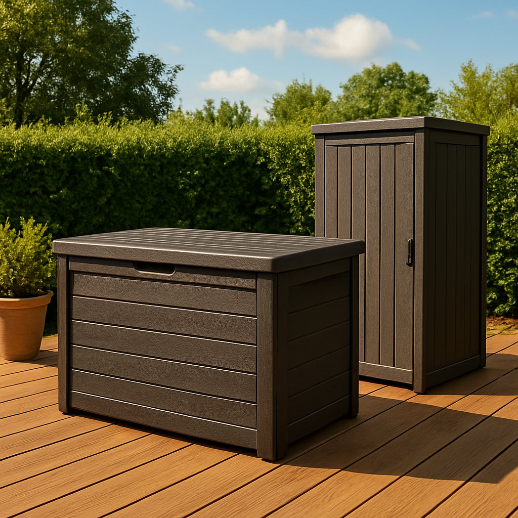 Featured image for Deck Boxes vs Outdoor Storage Cabinets: Which Wins?