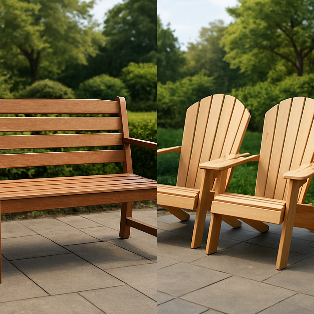 Featured image for Outdoor Benches vs. Adirondack Chairs: Which Wins?