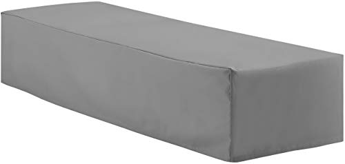 Crosley Furniture Patio Furniture Covers, Waterproof Outdoor Chaise Lounge Cover for Backyard, Gray