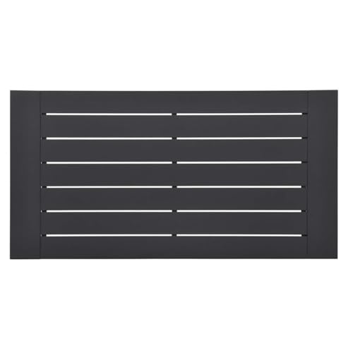 Modway Tahoe Aluminum Outdoor Patio Coffee Table in Gray