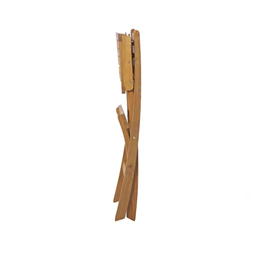 Christopher Knight Home Tundra Outdoor Foldable Wood Barstool Set, 2-Pcs Set, Natural