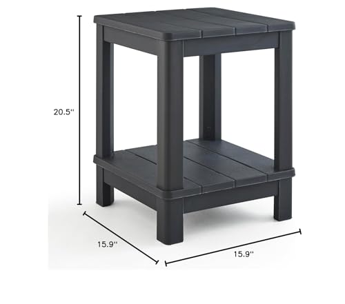 Keter Deluxe Adirondack Side Table - Graphite