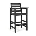 FUNBERRY Bar Height Outdoor Chair, Tall Adirondack Chair, All Weather HDPE Outdoor Bar Chairs for Bistro Patio Balcony
