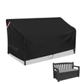 Loenel Outdoor Loveseat Cover, Waterproof Outdoor Bench Cover for Keter Bench Deck Box 70 Gallon, Patio Couch/Sofa Furniture Cover - 56" L x 25" W x 32" H