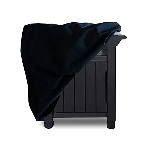 ZJYWSCH Cover for Ooni Medium Pizza Oven Table Modular, for Keter Unity 40 Gal Patio Storage Grilling Cart 32 inch Portable Prep Table Cover Outdoor Waterproof