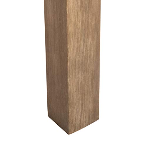 SAFAVIEH Couture Outdoor Patio Furniture Collection – Santa Cruz Coffee Table, Natural Eucalyptus Wood Slatted Top, Modern Outdoor Accent Table (CPT1016A)