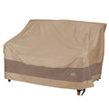 DUCKCOVERS Elegant Waterproof 60 Inch Patio Loveseat Cover, 60W x 36D x 35H, Patio Furniture Covers