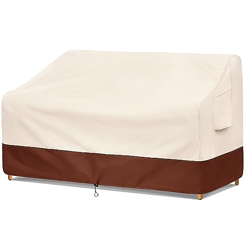 Bestalent Patio Furniture Sofa Covers Waterproof,3-Seater Outdoor Sofa Covers Fits up to 79W x 38D x 35H inches