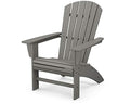 POLYWOOD Nautical Curveback Adirondack Chair, HDPE Outdoor Patio Furniture for Deck, Pool, Garden, Made in USA