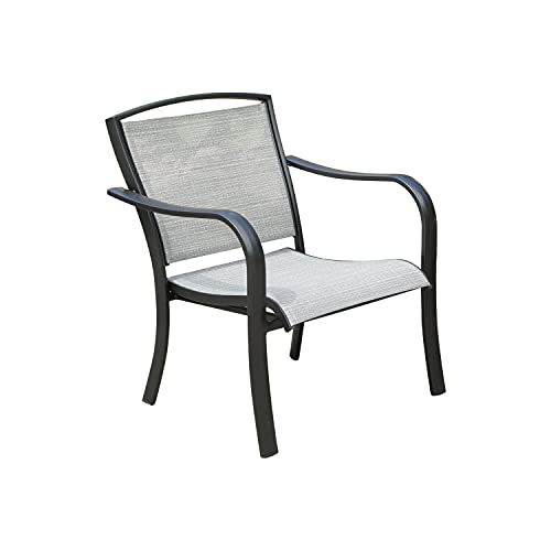 Hanover Foxhill All-Weather Grade Aluminum Lounge Chair with Sunbrella Fabric