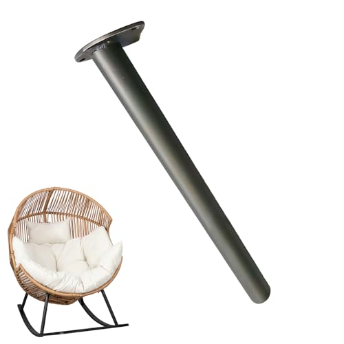 Left Back Leg for Shintenchi Wicker Rocking Egg Chair – Replacement Parts for Outdoor Rattan Patio Lounge Chair, Black