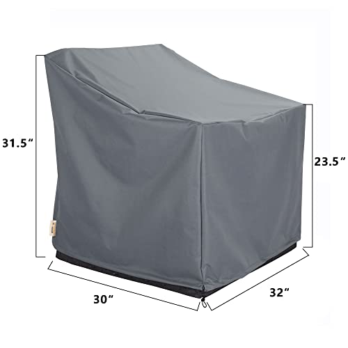 Baner Garden Patio Furniture Covers,Outdoor Furniture Cover Waterproof,Patio Furniture Set Covers for 4 Piece Outdoor Conversation Set,Patio Covers Set (Grey)