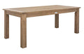 SAFAVIEH Couture Outdoor Patio Furniture Collection – Santa Cruz Coffee Table, Natural Eucalyptus Wood Slatted Top, Modern Outdoor Accent Table (CPT1016A)