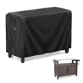 MR. COVER Outdoor prep table cover 52 inch for Keter Unity XL Outdoor Rolling Table Cart, 600D Heavy Duty Waterproof for Grill Dining Kitchen Island cart Protective, Outdoor Storage Cabinet Cover