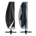XDGDHSH Patio Umbrella Cover for Hanover Cantilever Round 10 ft, Outdoor Water-Resistant Offset Cantilever Cover with Zipper for Garden, Deck & Backyard