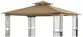 SCOCANOPY Replacement Gazebo Canopy Compatible with 10 x 12 Regency II Patio Gazebo Model L-GZ798PST,A101004104,A101004105 (Beige)