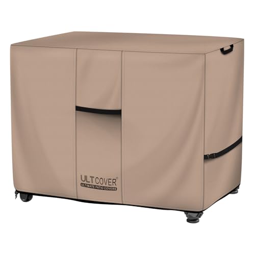 ULTCOVER Waterproof Prep Table Cover for 52 Inch Keter Unity XL Portable Table, Outdoor Storage Cabinet Prep Station Cover 54L x 22W x 35H inch