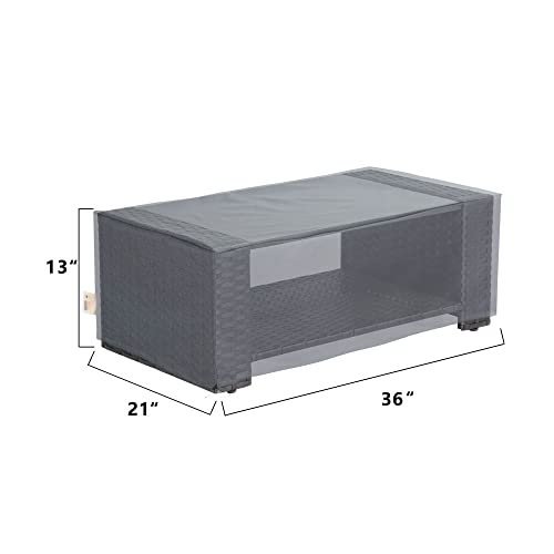 Baner Garden Patio Furniture Covers,Outdoor Furniture Cover Waterproof,Patio Furniture Set Covers for 4 Piece Outdoor Conversation Set,Patio Covers Set (Grey)