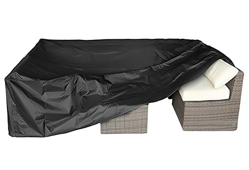 CKCLUU Patio Furniture Set Cover Outdoor Sectional Sofa Set Covers Outdoor Table and Chair Set Covers Water Resistant Large 315cm L x 160 cm W x 74 cm H