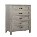 Soho Baby Hanover Premium Soft Closing 5-Drawer Dresser Chest Dresser, Oak Gray