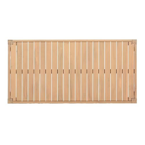 Christopher Knight Home Galliard Outdoor Coffee Table for Patio Furniture Set, Heavy Duty Acacia Wood Accent Table, Rectangular Outdoor Table, Slat Panel Side Table for Yard Garden Porch, Light Teak