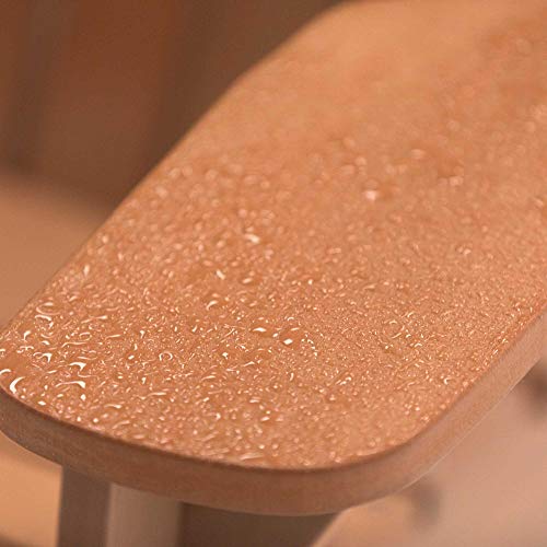 Lifetime Faux-Wood Adirondack Chair, Weather-Resistant Polystyrene, UV-Protected, 300 lb Capacity, Low-Maintenance Outdoor Seating Furniture