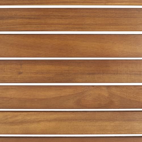 SAFAVIEH Outdoor Collection Kobina Natural/Natural Rope Solid Wood 5-Piece Conversation Patio Set