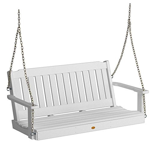 highwood Lehigh Porch Swing, 4 Feet, White