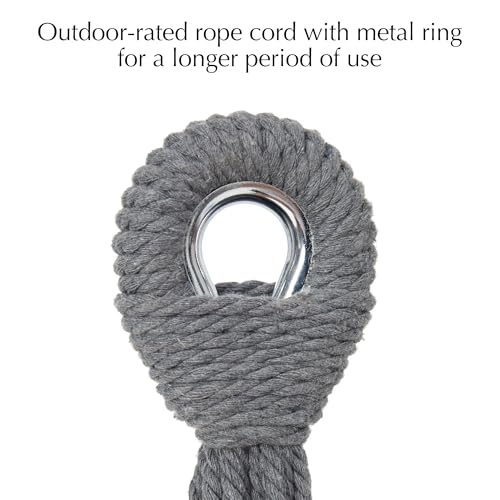PNAEUT Double Hammocks for Outside, Replacement Outdoor Tree Hammock for Indoor Patio Porch Garden (Coffee, Medium)