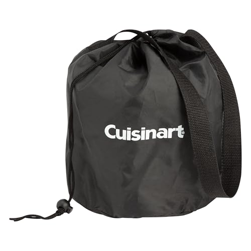 Cuisinart Cleanburn Smokeless Tabletop Fire Pit, 7.5” Lightweight Portable Smokeless Fire Pit with Removable Base for Ash & Carry Bag, Small Outdoor Heater for Patio, Camping & RV, Portable Heater