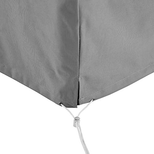 Crosley Furniture Patio Furniture Covers, Waterproof Outdoor Chaise Lounge Cover for Backyard, Gray