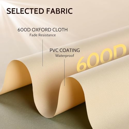 COSFLY Patio Furniture Covers Waterproof, Outdoor 3-Seater Sofa Cover Heavy Duty Fits up to 76W x 32.5D x 33H inches
