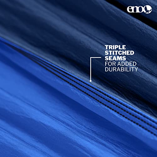 ENO SingleNest Hammock - Lightweight, 1 Person Portable Hammock - for Camping, Hiking, Backpacking, Travel, a Festival, or The Beach - Navy/Royal