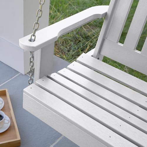 highwood Lehigh Porch Swing, 4 Feet, White