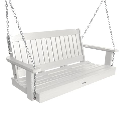 highwood Lehigh Porch Swing, 4 Feet, White