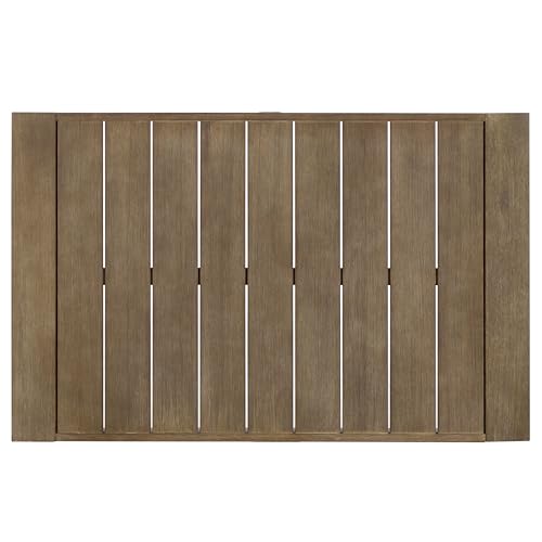 SAFAVIEH Couture Outdoor Collection Santiago Natural Solid Wood Coffee Table