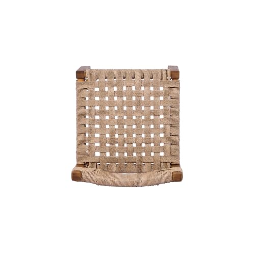 Christopher Knight Home 2-Pack Outdoor Counter Height Bar Stools with Backrest, Acacia Wood Frame Woven Wicker, 28" Patio Bar Chairs with Teak Finish for Deck Balcony Outdoor Bar Table, Light Brown