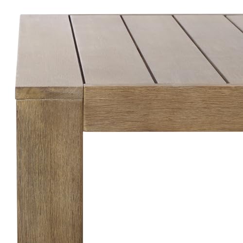SAFAVIEH Couture Outdoor Collection Santiago Natural Solid Wood Coffee Table
