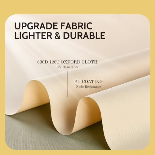 COSFLY Heavy-Duty Waterproof Patio Furniture Cover for Outdoor Table and Chairs Set - Fits 108L x 82W inch, 600D Oxford Fabric Ultimate Weatherproof Rectangular Cover with Adjustable Straps