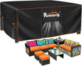 Patio Furniture Set Covers Waterproof, Outdoor furniture covers waterproof clearance, Sectional Sofa Couch Set Covers for Winter,Table Chair Cover Outside Rectangular Heavy Duty 90"Lx65"Wx28"H