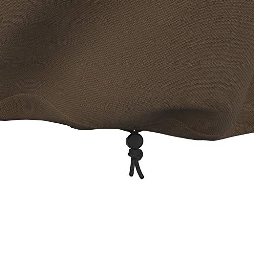 Amazon Basics 3-Seater Outdoor Patio Furniture Couch Sofa Cover, Waterproof, Anti-UV, Wind Resistant Furniture Protector, Beige/Tan