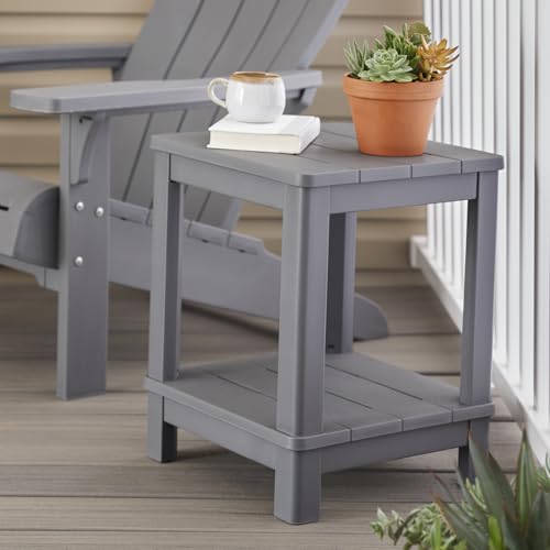 Keter Deluxe Adirondack Side Table - Gray