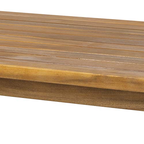 Christopher Knight Home Timothy Outdoor Acacia Wood Coffee Table, Teak Finish