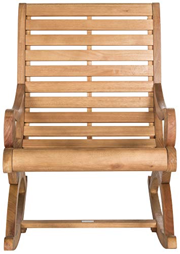 Safavieh Outdoor Collection Sonora Rocking Chair, Teak Brown
