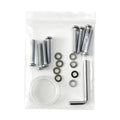 Assembly Hardware Kit for 6 Piece Patio Dining Set with Umbrella, Includes 1 Hex Wrench, 8 M6*40mm Screws, 8 12 * 6.5mm Washers, 1 Center Ring, Outdoor Furniture Replacement Parts(A/B/C/3 Accessory)