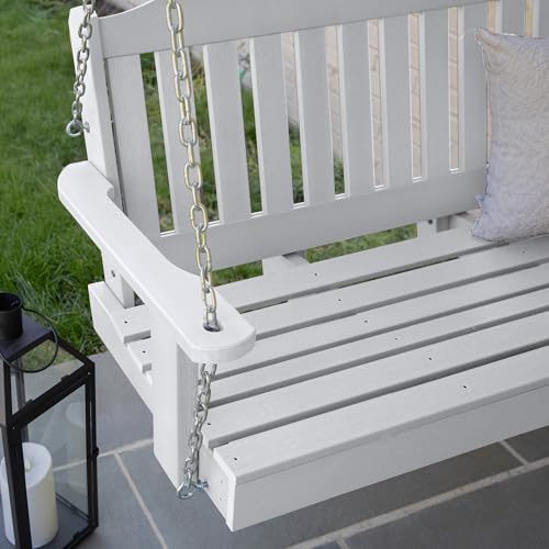 highwood Lehigh Porch Swing, 4 Feet, White