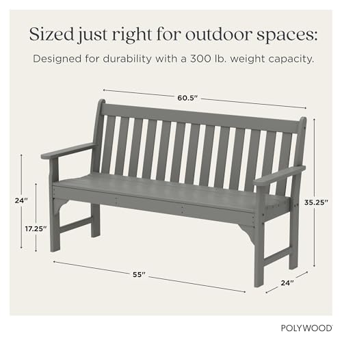 POLYWOOD Vineyard 60" Bench